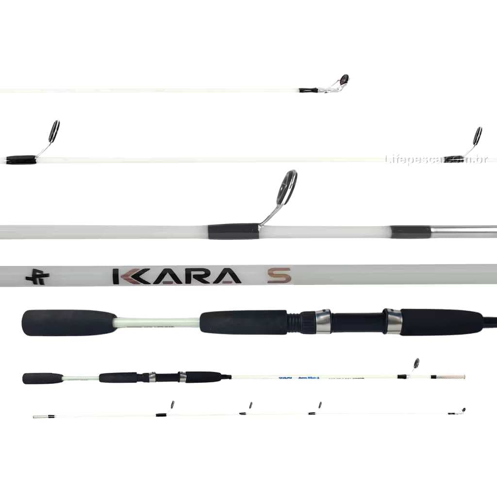 Vara Pesca KARA Albatroz Molinete 1,80mt. 15 -25lb  2 partes ( LANÇAMENTO)