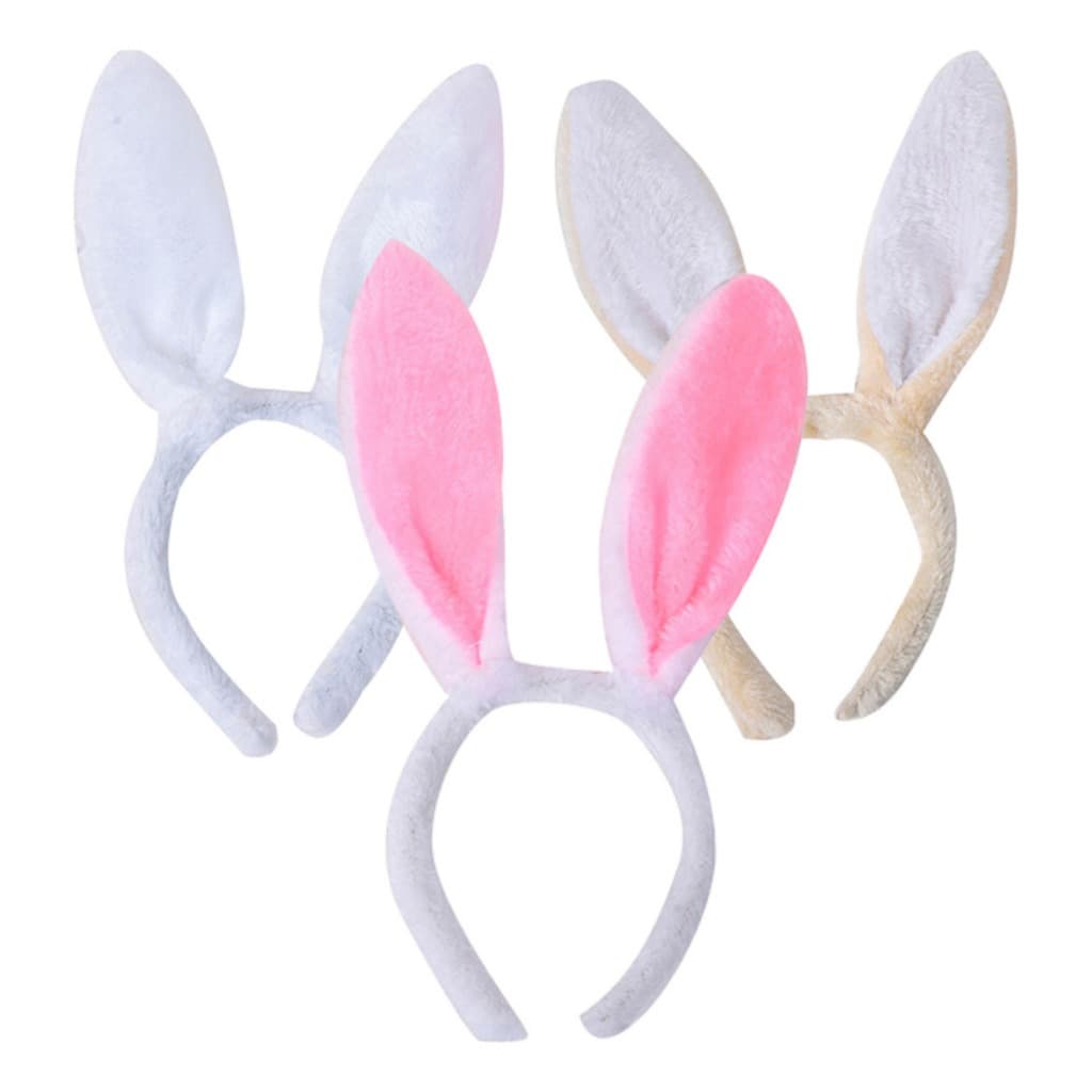 10 Tiara Orelha Coelho Pascoa Pelucia Fantasia Escola Premium
