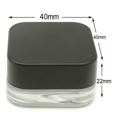 Pote de vidro armazenamento 2 partes 9 ml Gelo Gang