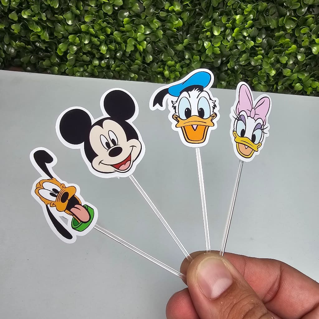 Topper Tag para Docinhos TURMA DO MICKEY - Personalizados - Festa infantil - Aniversário