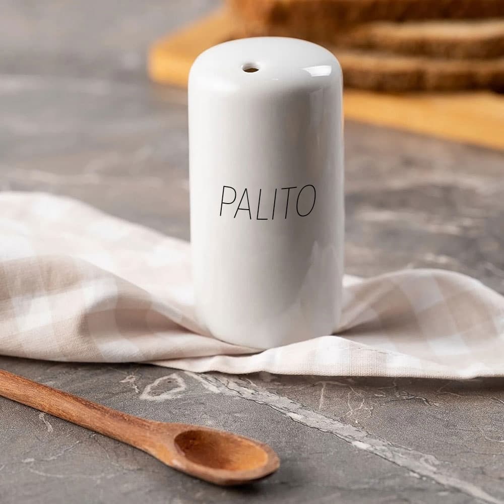 Paliteiro De Mesa Porcelana Decorado Palito