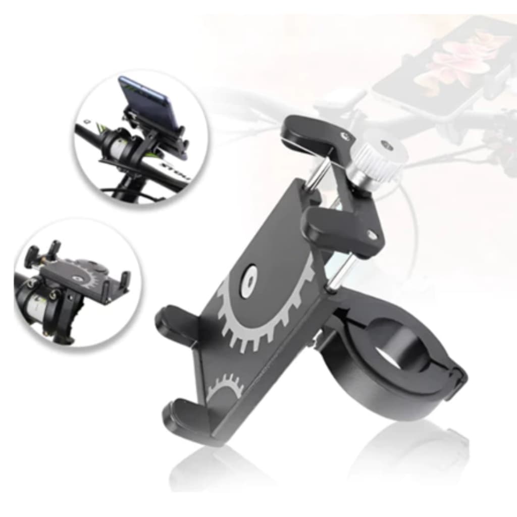 Suporte Para Celular GPS Resistente Alumínio Articulado Moto Bike