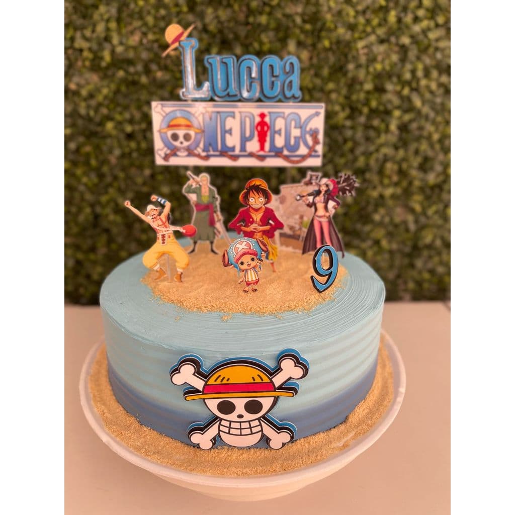 Topo para bolo - One Piece