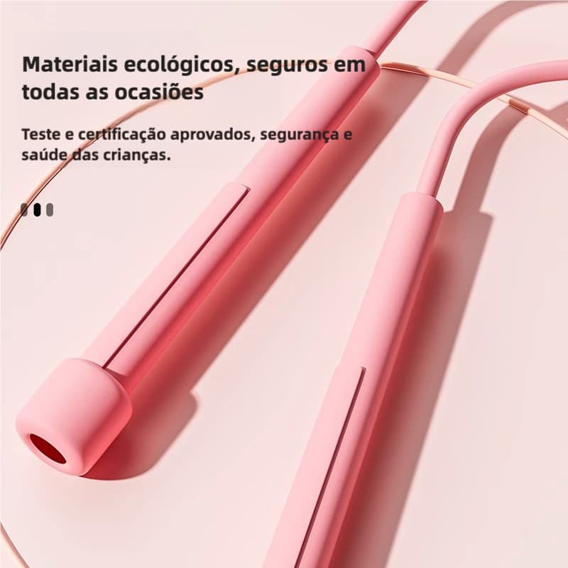 Cordas de Pular Profissional Ajustável de PVC 280cm (10) MT128