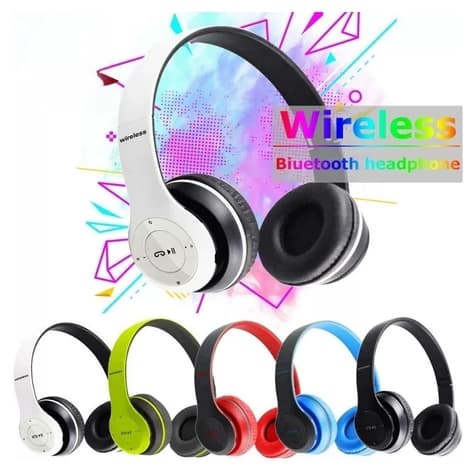 Fone P47 Headphone Sem Fio Estéreo Redução de Ruídos Bluetooth 5.0 Universal -W9/X2