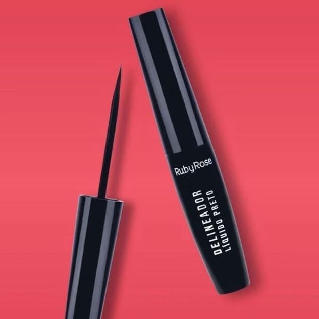 Delineador Liquido Preto Ruby Rose