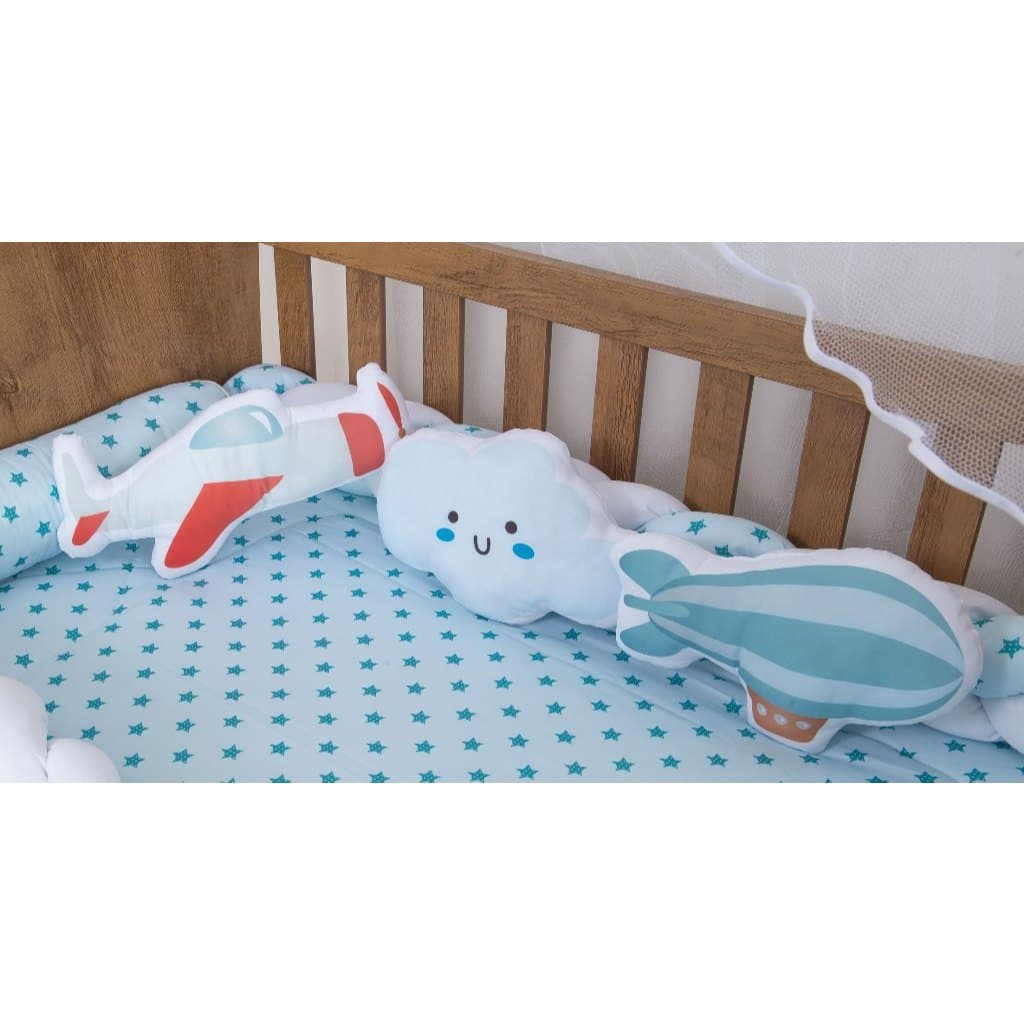 Kit de Almofadas Decorativas Infantil Coleção Menino Aviador - Linha Specialle