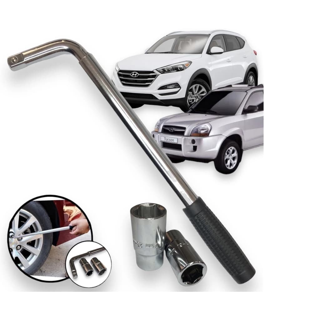Chave De Roda L Extensível Telescópica Hyundai Tucson Todos