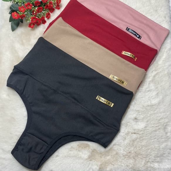 Kit 3 Calcinha Cinta Modeladora Compressão Cós Alto Suplex Confortável Pós Operatório