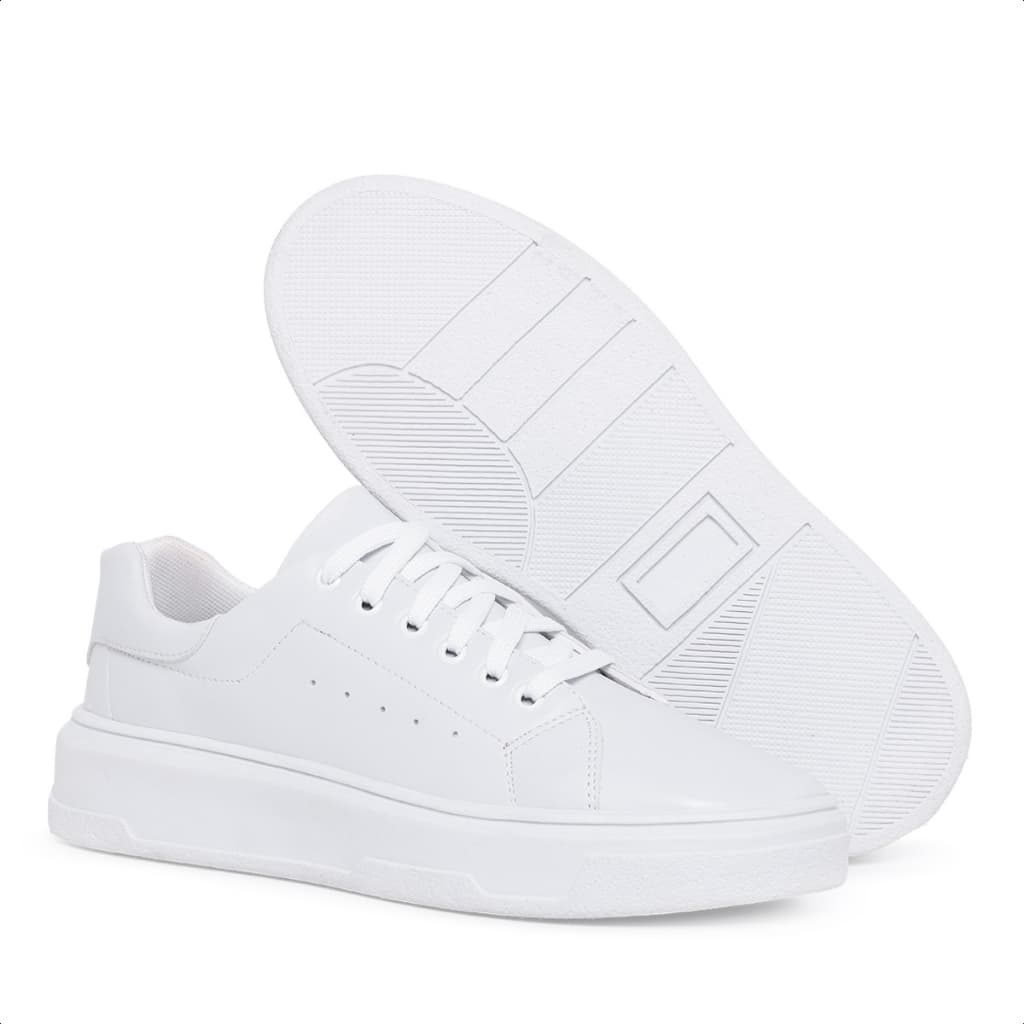 Sapatenis Casual Masculino  Sola Alta Macio Chunky Confortável Estiloso Sola Oversize Lançamento