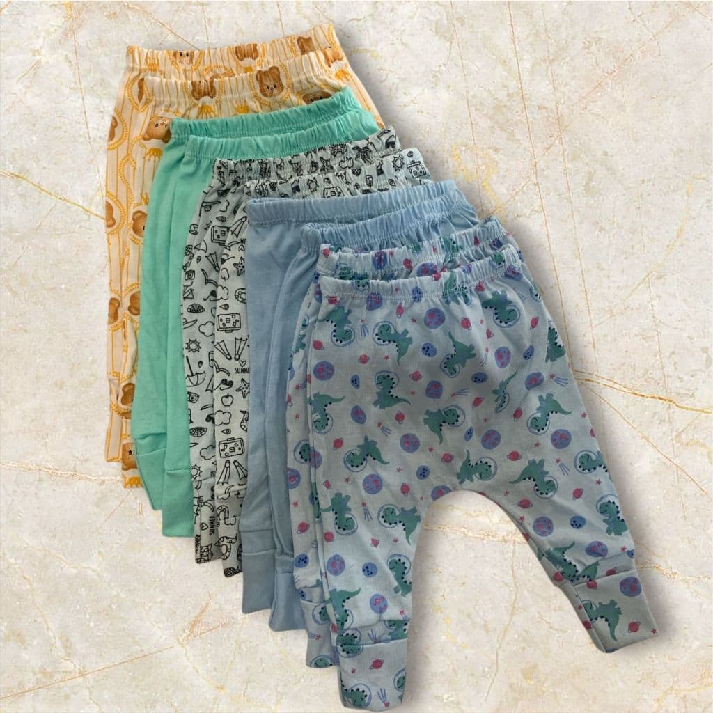 Kit 10 Pçs Mijão Malha para bebê MENINA MENINO  100% Algodão Vira Pé