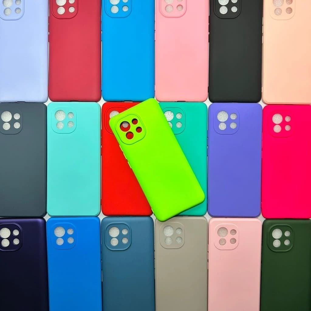 Capa Case Capinha Silicone Colorida Resitente Aveludado/Capa Transparente/Capa Carteira Xiaomi Mi 11