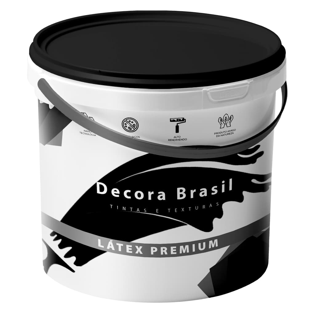 Látex Premium Tinta Para Parede 3,6L Alta Cobertura Resistencia a manchas Lavável Baixo Odor.