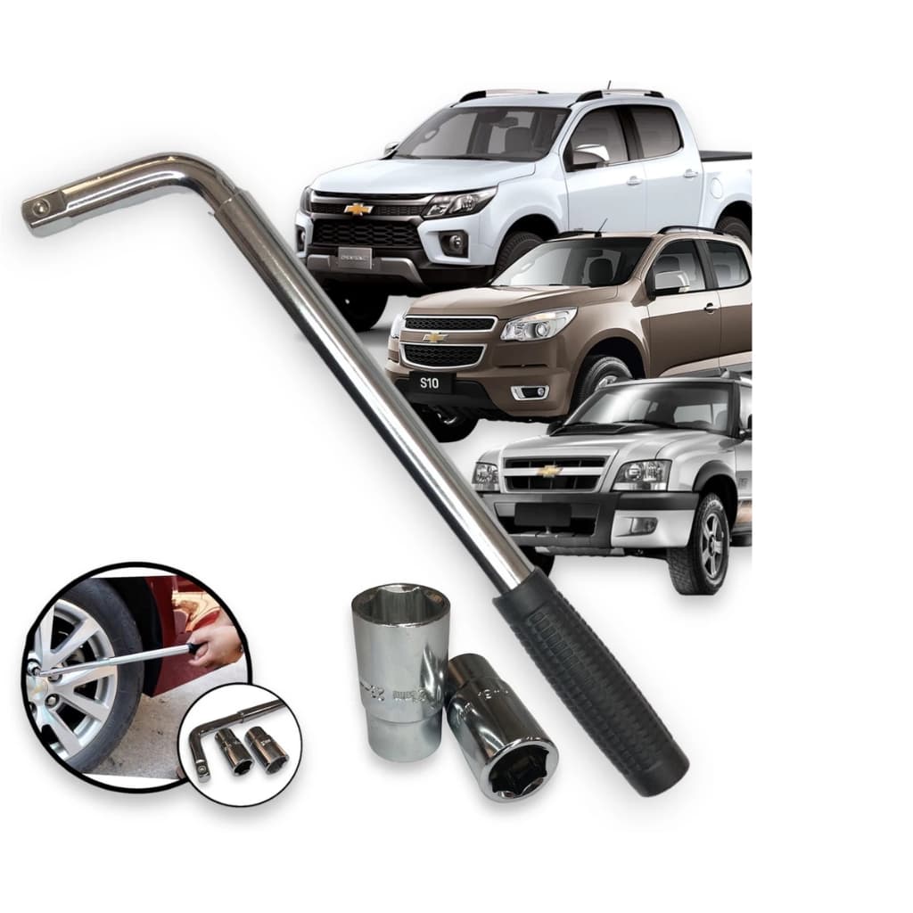 Chave De Roda L Extensível Telescópica Chevrolet S10 Todos