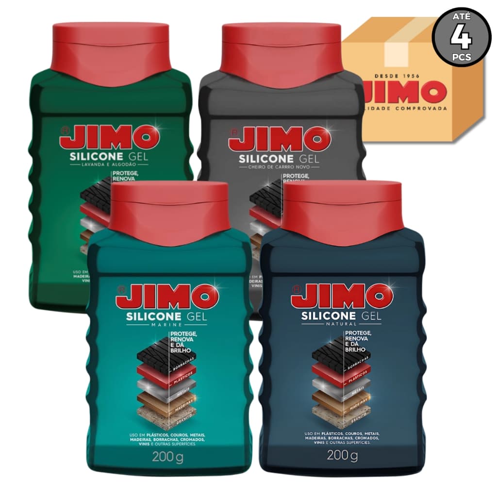 Kit Jimo Silicone em Gel 200g -  1,2,3 ou 4 Unidades