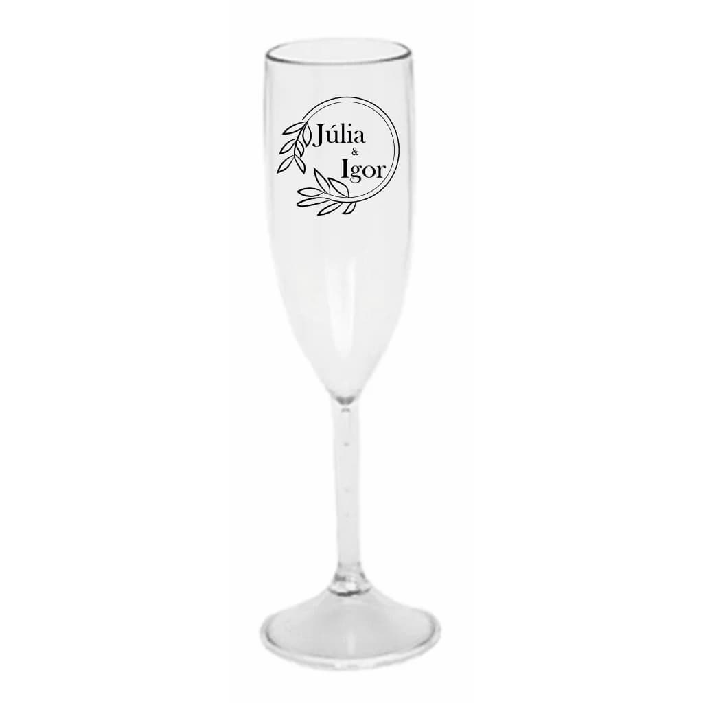 40 Taças Champanhe 170ml Personalizada
