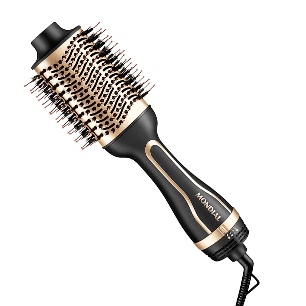 Escova Secadora Mondial Black Rose Argan ES-14 - 1200W Cerâmica 110v