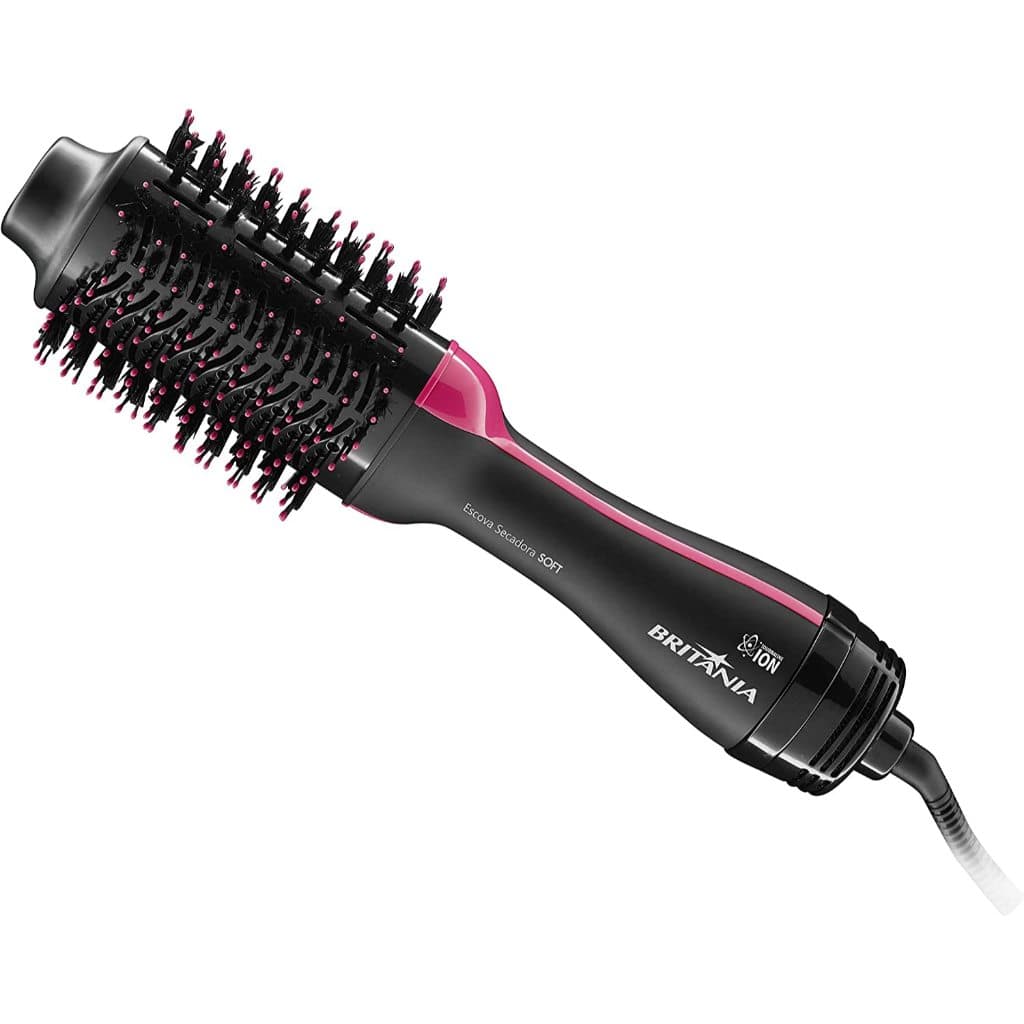 Escova Secadora Mondial Chrome Pink ES-04 1200W