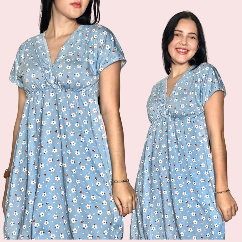 Camisola Pijama Feminino Malha fria Presente Dia das Mães com opcao plus size liganete