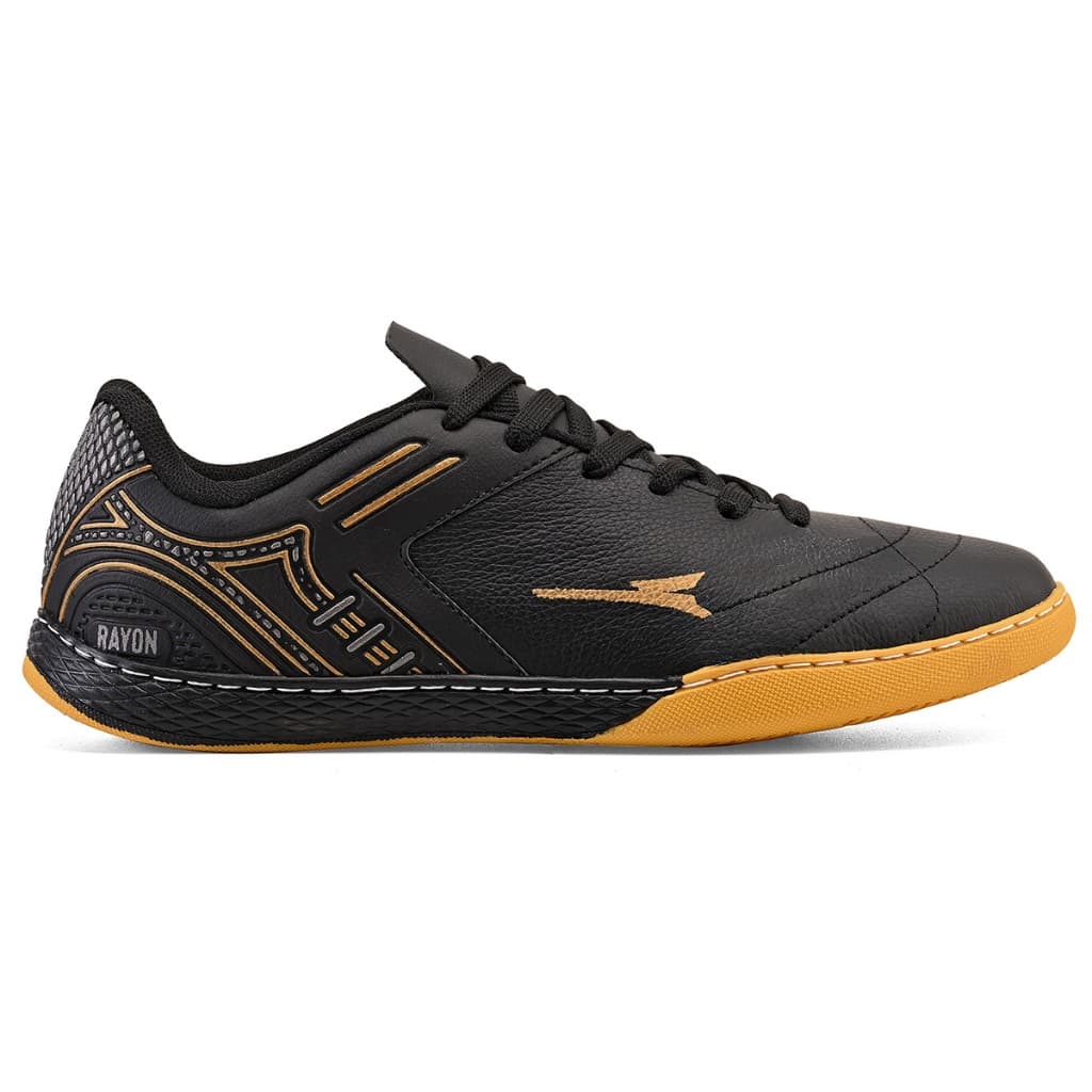 Chuteira Rayon Sport Couro Legítimo Quadra Indoor Futsal Costurada Original R121-09B