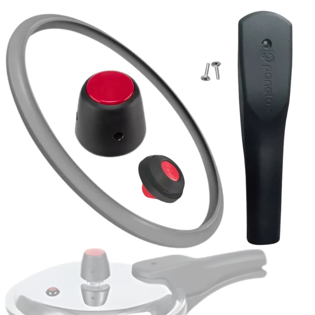 Reparo Panelux 4,5L Kit 4 Pç De Panela Pressão Anel Cabo Superior Peso Valvula