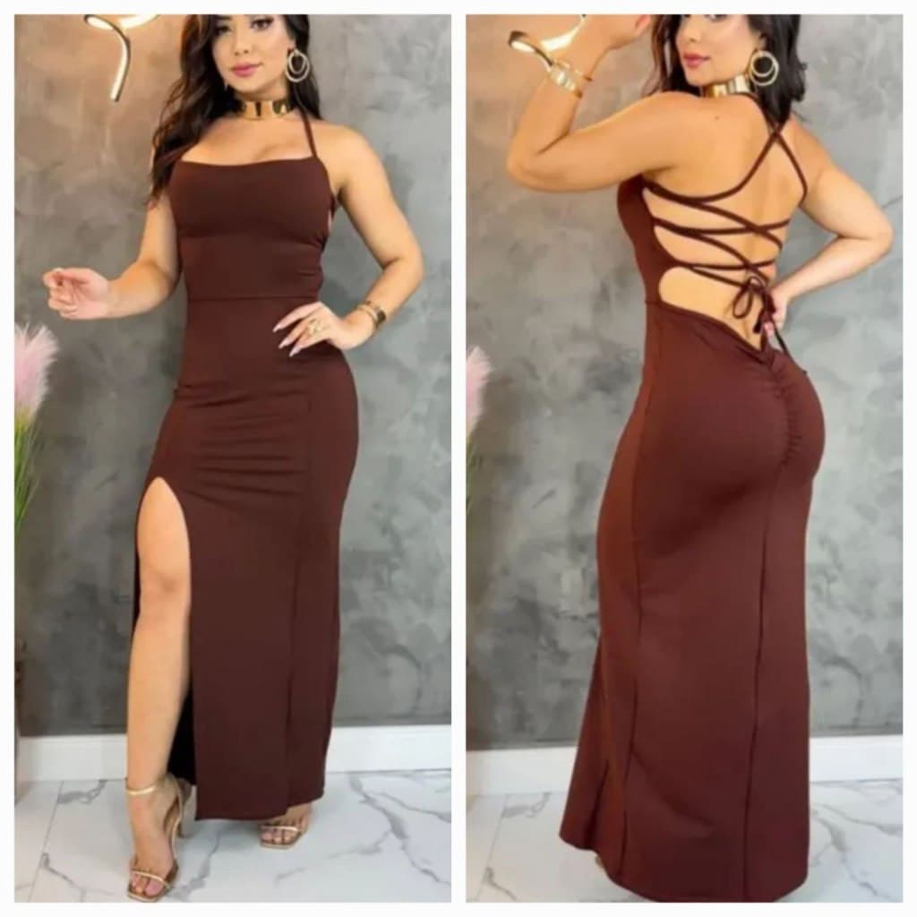 VESTIDO LONGO SCARLLET SUPLEX