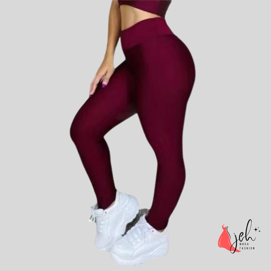 Calça Legging Feminina em Suplex Premium – Zero Transparência e Cintura Alta