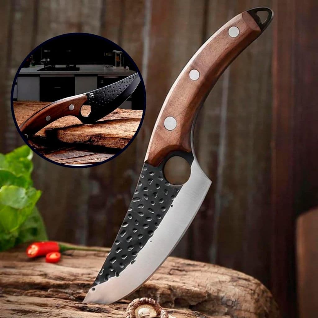 Faca churrasco Artesanal Personalizada Afiada aço inox cirúrgico com bainha