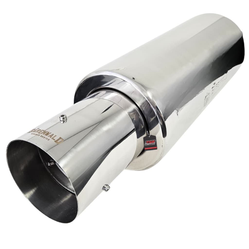Abafador Esportivo Inox Barenwald Munich Polido 6 Polegadas