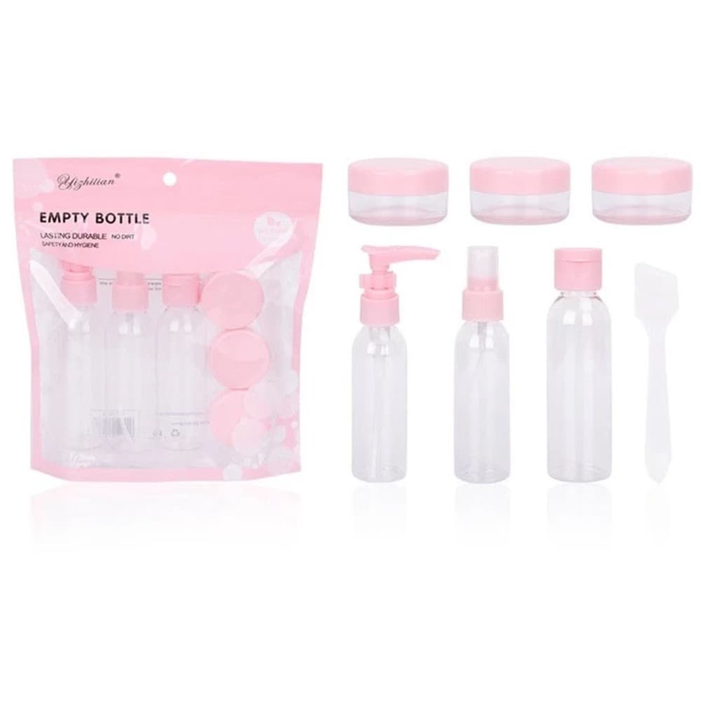 Kit de Frascos Para Viagem 7 Peças