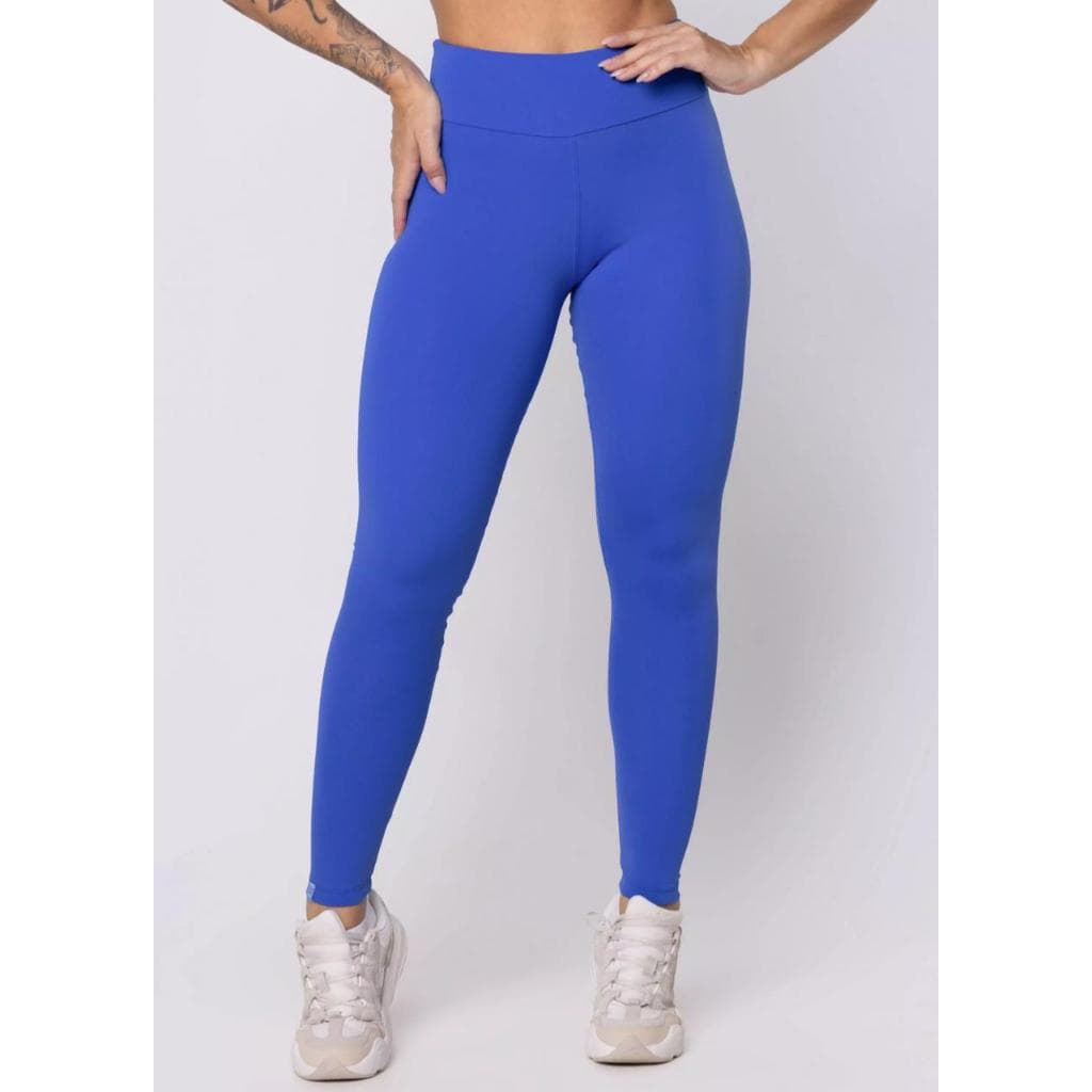 Calça Legging Fem. Acadêmica Básica Suplex Azul Royal