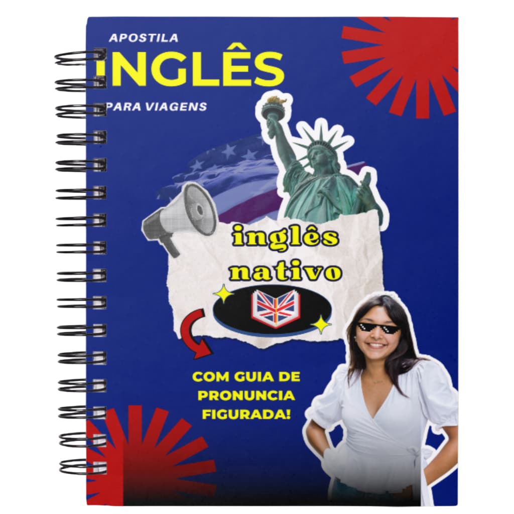 Livro Apostila de Inglês para Viagens com pronuncia figurada