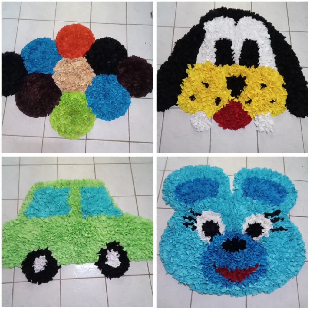 Tapetes infantil antiderrapante frufru 100 cm personalizados  para quarto, banheiro, sala e porta pesadoT