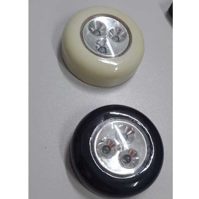 Kit C/2 Luminárias Led De Toque Sem Fio Adesivo P/ Armário A pilha