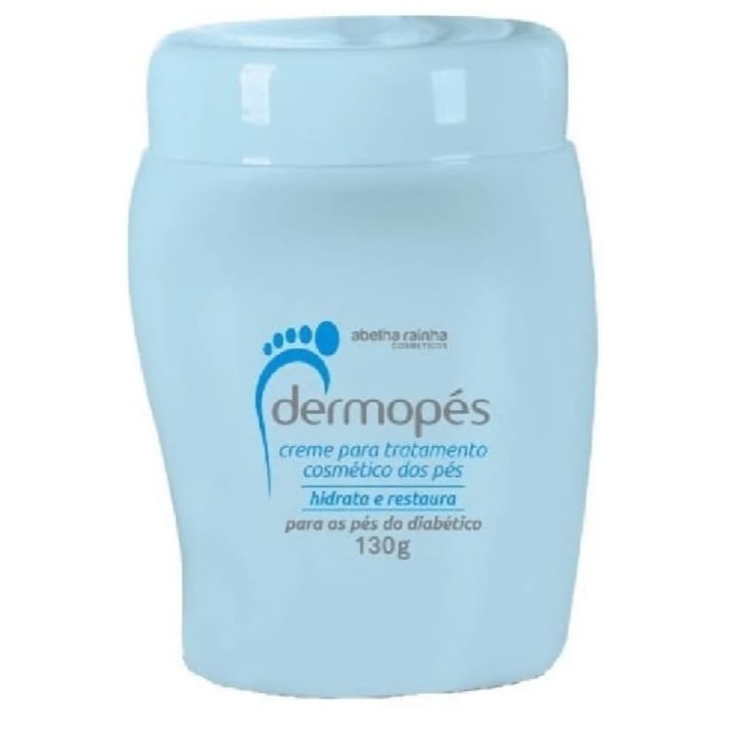 ABELHA RAINHA DERMOPES CREME PARA TRATAMENTO COSMETICO DOS PES HIDRATA E RESTAURA PARA OS PES DO DIABETICO 130g