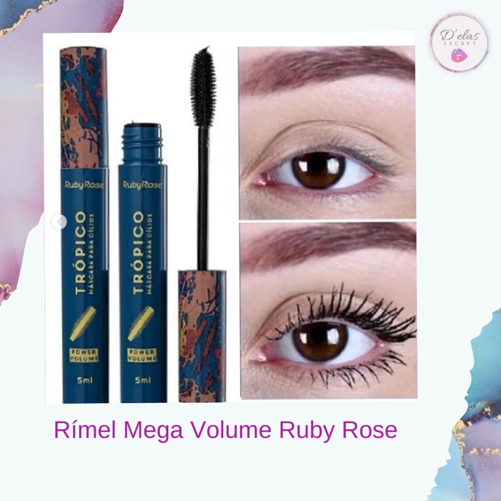 Mascara de cilios Tropico Mega volume  Ruby Rose