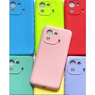 Capa Capinha Case Silicone Colorida Resistente Interior Aveludado Xiaomi Mi 11 Pro/Capa Transparente