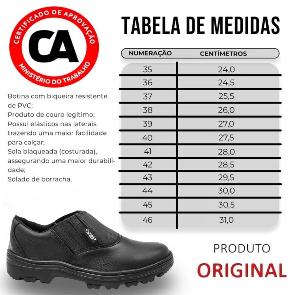 BOTINA DE SEGURANÇA/ BOTA DE SEGURANÇA/ SEGURANÇA/ TRABALHO
