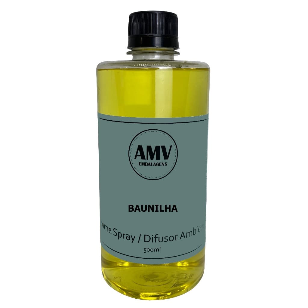 Liquido Aromatizador de Ambiente - Refil 500ml para Aromatizador de Varetas - Baunilha