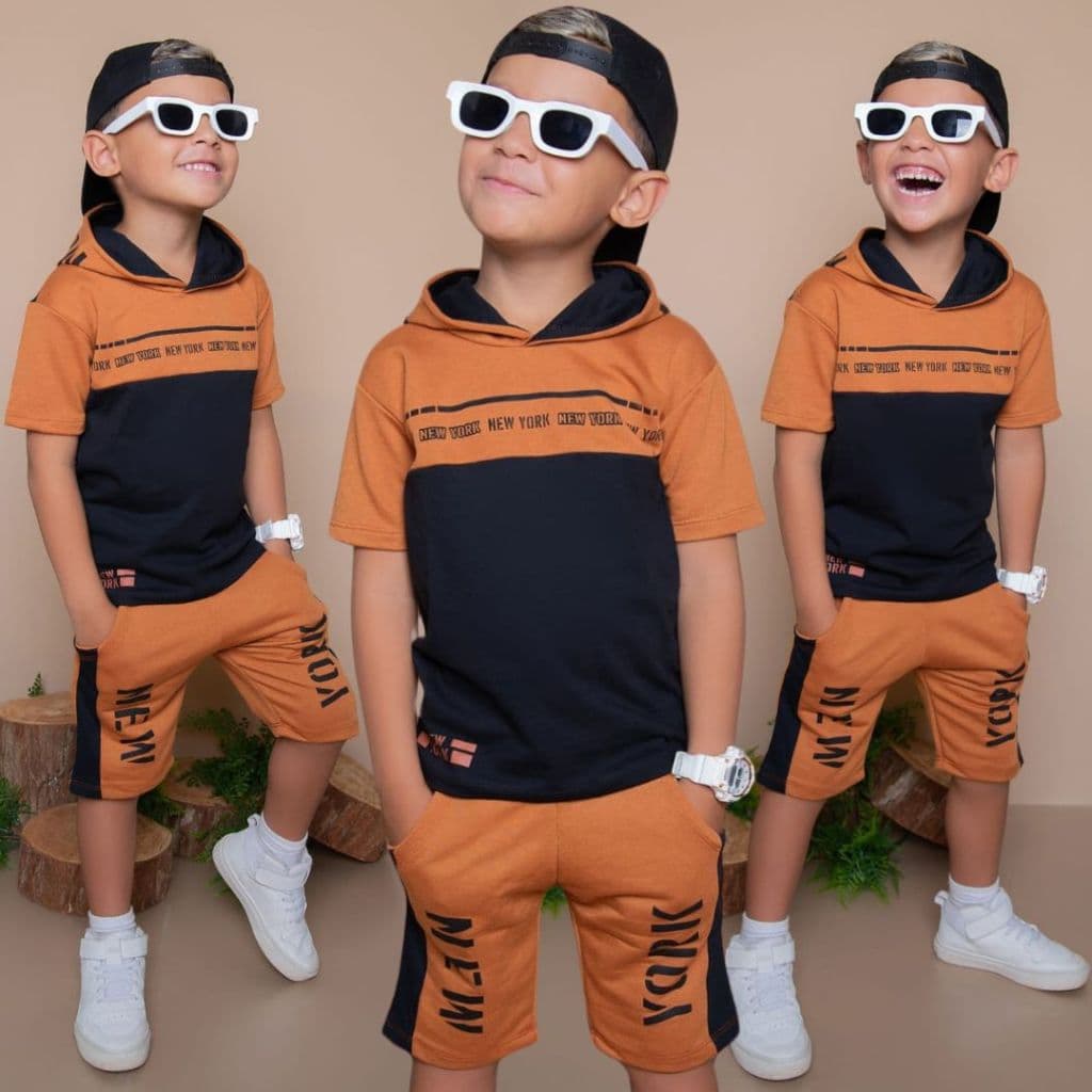Conjuntos Infantil Menino Juvenil Lançamento Verão Camisa 30.1 Bermuda Moletinho  2 ao 14 anos