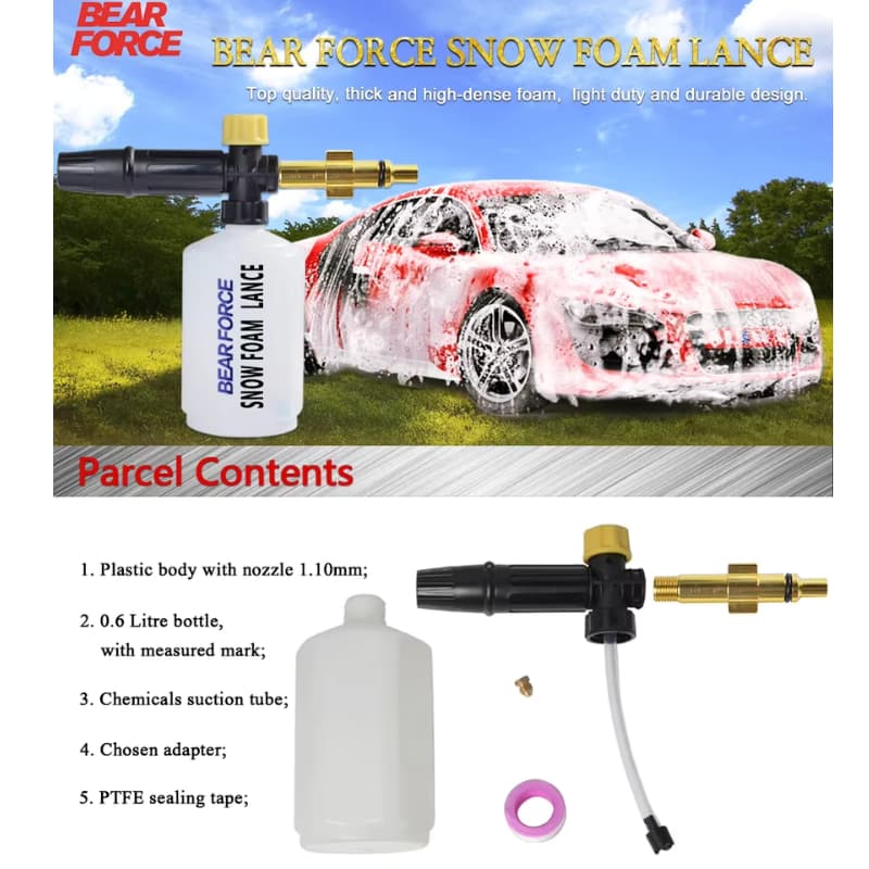 Snow foan  pulverizador de espuma para carro
