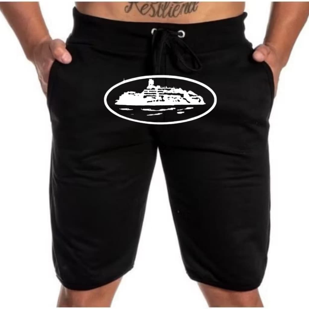 Short Moletom Unissex Hip Hop Street Shorts Streetwear Qualidade ENVIO IMEDIATO