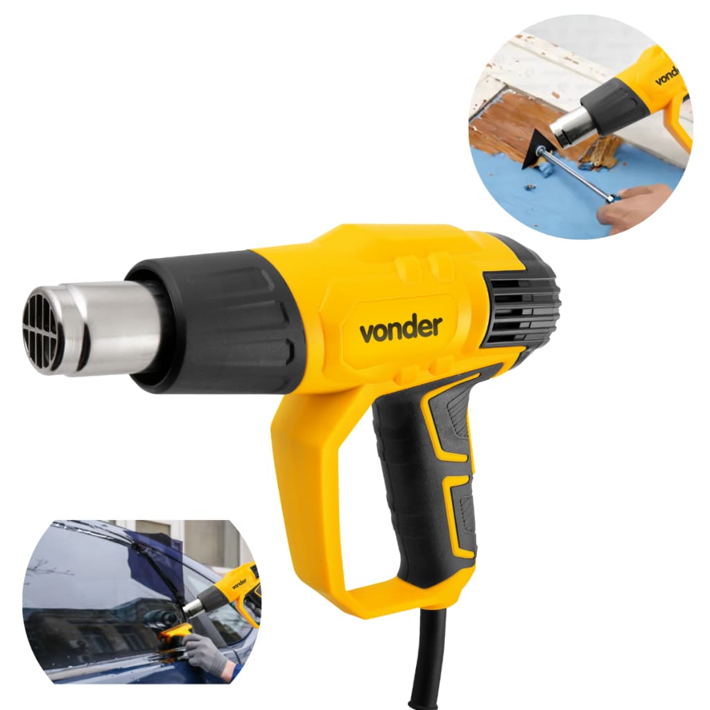 Soprador Térmico De Ar Quente Insulfilme Profissional 1500w Assoprador Película Soprador Insulfilm