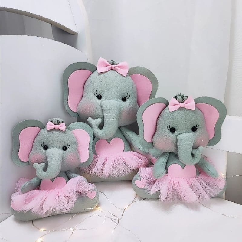 Kit 3 Ursos para quarto de bebê - Fazemos em outros temas!