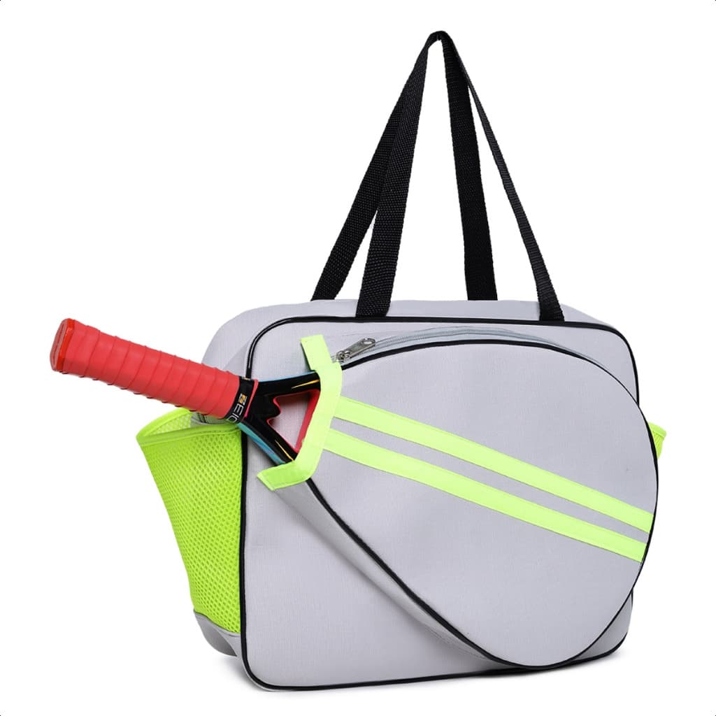 Bolsa Raquete Esporte Academia Beach Tênis Para 1 Raquete e Com 2 Bolsos Para Bolas