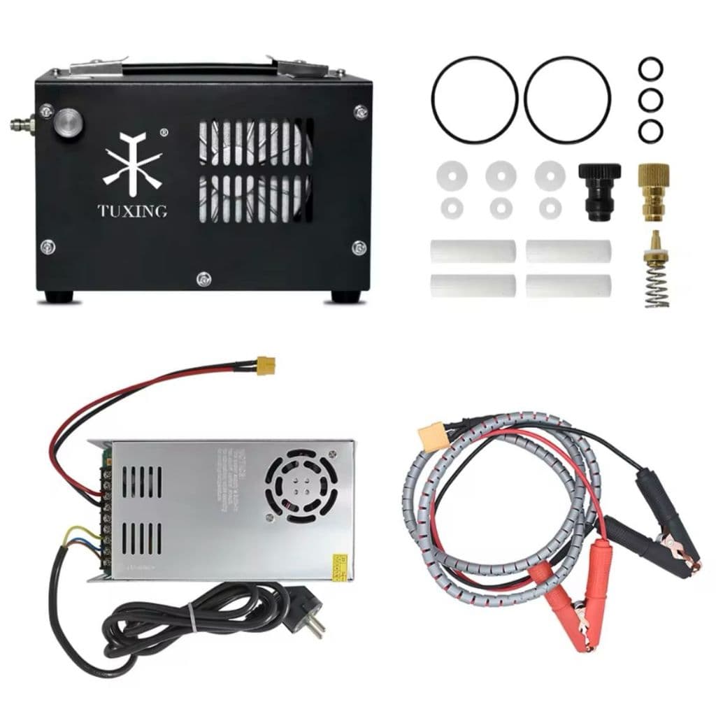 Compressor Para Carabina Pcp Rossi Tuxing 300 Bar Trivolt