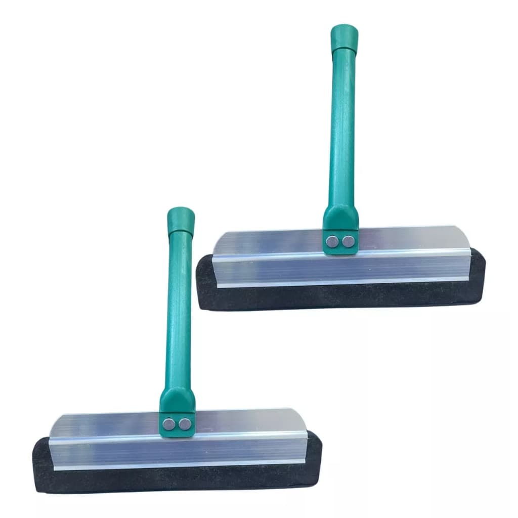 Kit 2 Rodo Limpa Pia Eva Alumínio Com Quinas Cantinho Multiuso Compacto Prático e Resistente duBom