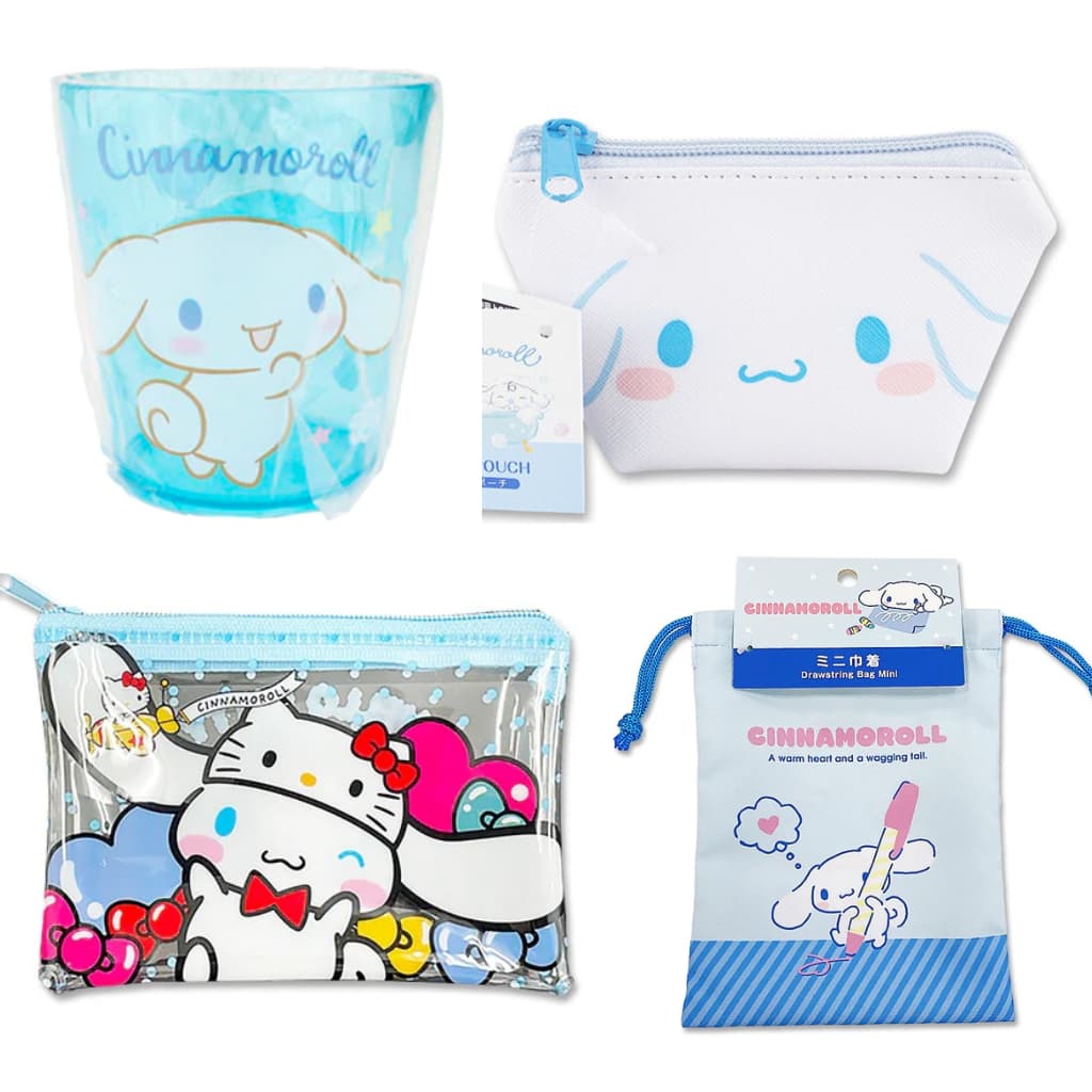 Cinnamoroll Oficial Sanrio - Necessaire Chaveiro Copo