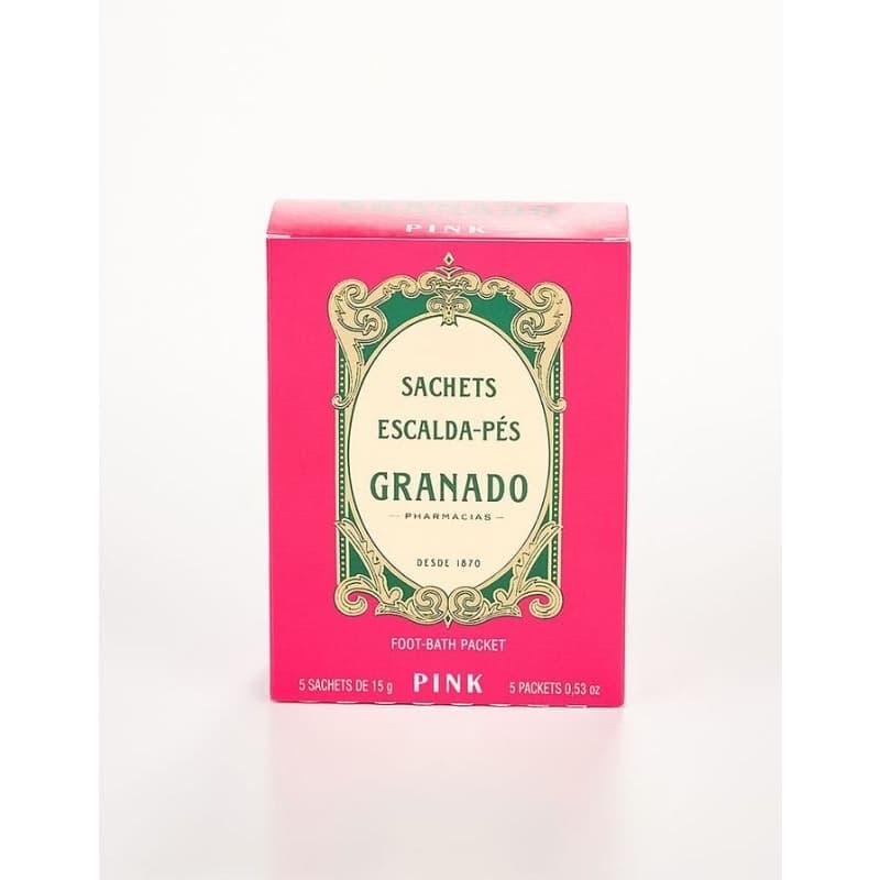 Saches Escalda Pés Granado Pink 5 x 15g