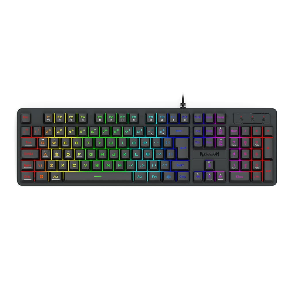 Teclado Redragon Netherbane Membrana ABNT2 Anti-Ghosting 19 Teclas
